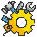 Construction Cogwheel Maintenance Gear Icon
