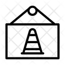 Board Hanging Cone Icon