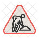 Construction Sign Traffic Icon