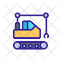 Buldozer Demolish Construction Icon