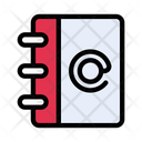 Contactbook Address Library Icon
