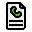Contact Form Content Sheet Icon