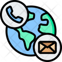 Contact Us Worldwide Mail Icon