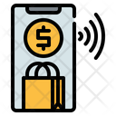 Contactless Shopping Shopping Online Icon