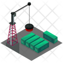 Container yard Icon
