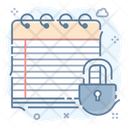 Content Security Data Locked Data Protection Icon