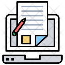 Content Writing Blogging Icon