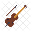 Contrabass Doublebass Bow Icon