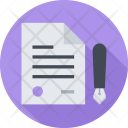 Contract Seo Business Icon