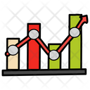 Continuous Data Control Chart Run Chart Icon