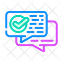 Conversation Approval Icon