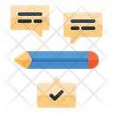 Convertion Writing Conversation Chatting Icon