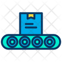 Delivery Convey Belt Logistics Icon