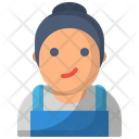 Cook Female Home Icon
