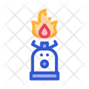 Gaz Cylinder Fire Icon