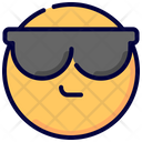 Cool Glases Smileys Icon