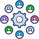 Cooperation Group Teamwork Icon