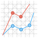 Sales Graph Coordinate Icon