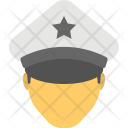 Policeman Hat Cap Icon