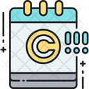Copyright Expiry Calendar Copyright Icon