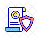 Copyright Piracy Prevention Icon