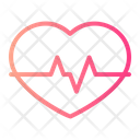 Corazon Vitalidad Frecuencia Cardiaca Icono