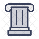 Corinthians Pillars Building Icon