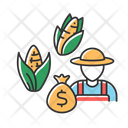 Corn Cultivation Icon