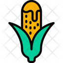 Corn On The Cob Take Away Eating Icon