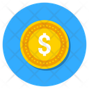 Cost Dollar Coin Icon