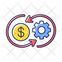 Cost Synergy Cost Setting Financial Configuration Icon