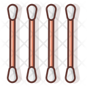 Cotton Buds Cleanning Tool Equipment Icon