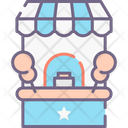 Cotton Candy Stall Icon