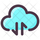 Internet Technology Coud Transfer Cloud Speed Icon