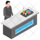 Counter Receptionist Icon