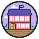 Country House Bungalow Farmhouse Icon