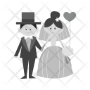 Bride Groom Couple Icon