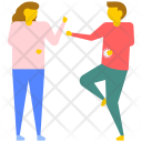 Couple Fighting Icon