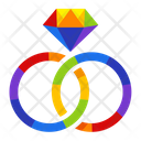 Couple rings  Icon
