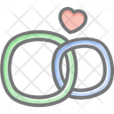 Couple Rings Dating Rings Valentine Rings Icon