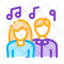 Couple Singing  Icon