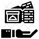 Coupon Card Hand Icon