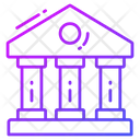 Court House Legal Building Contract Icon