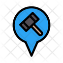 Court Map Law Icon