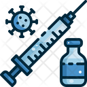 Vaccine Syringe Virus Icon