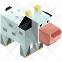 Cow Animal Isometric Icon