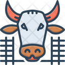Cow In Shed Cow Shed Icon