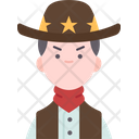 Cowboy Rodeo Rancher Icon