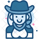 Cowgirl Avatar Female Icon