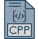 Cpp Icon - Download in Colored Outline Style